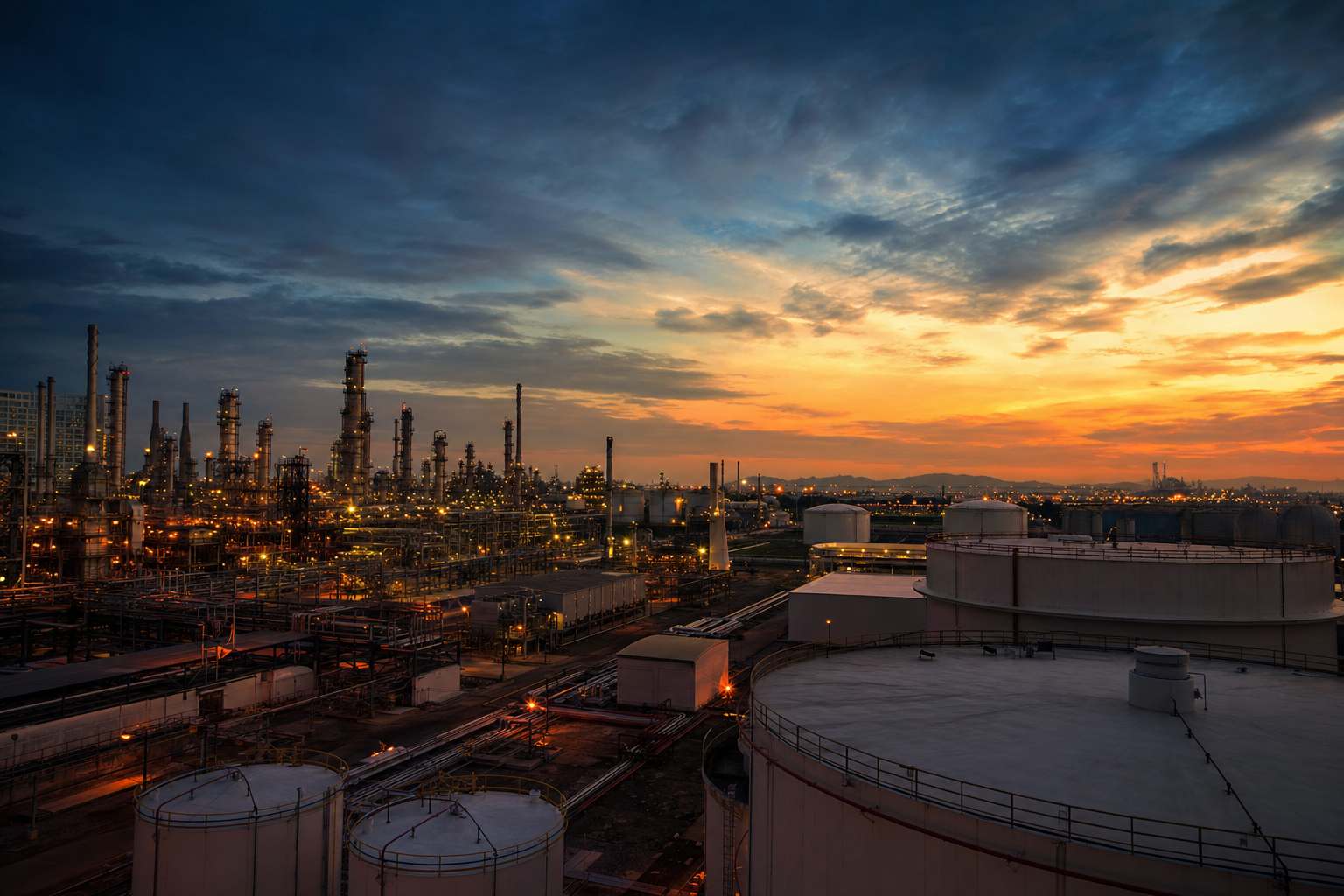 Planta industrial de carbón mineral